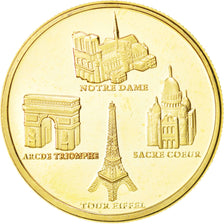 Tourist Token, Paris, 4 Monuments, Undated, MS(63), Souvenirs et Patrimoine