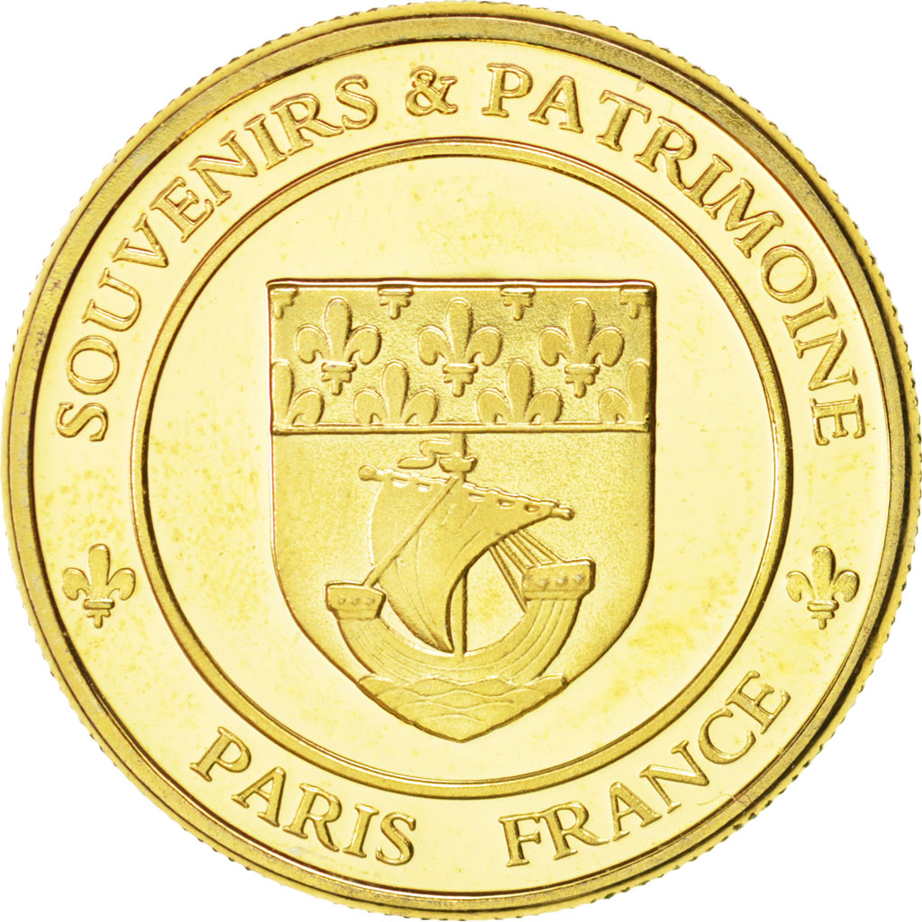 Tourist Token, Paris, 4 Monuments, Undated, MS(63), Souvenirs et Patrimoine