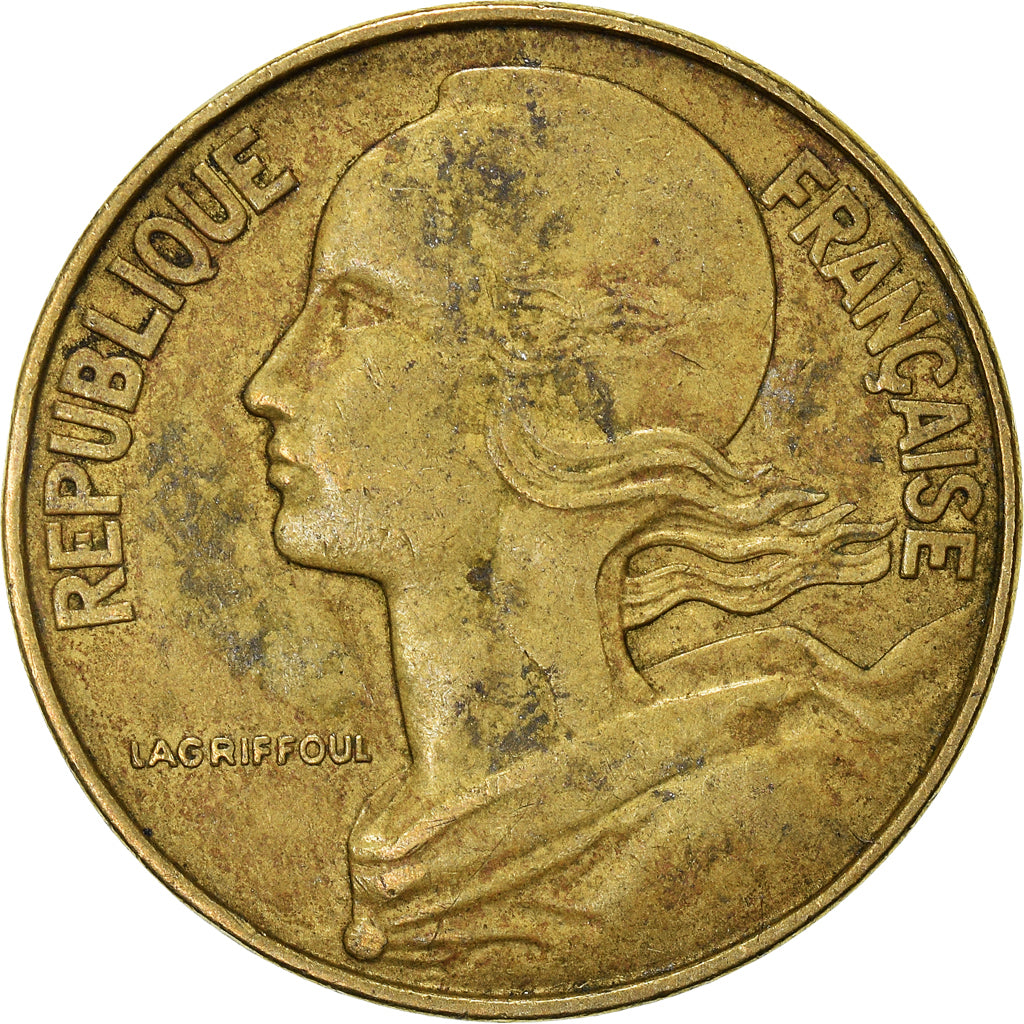 Moneta, Francia, 20 Centimes, 1969