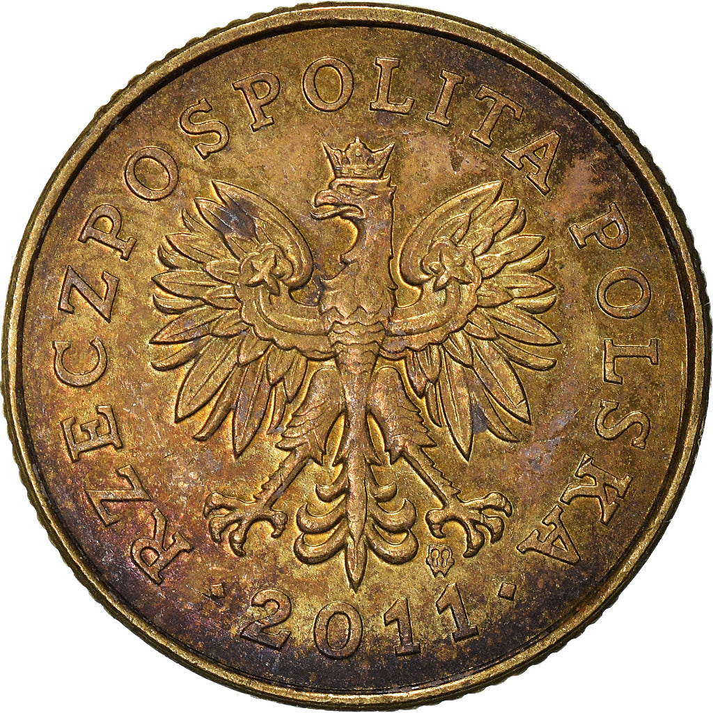 Moeda, Polónia, 5 Groszy, 2011