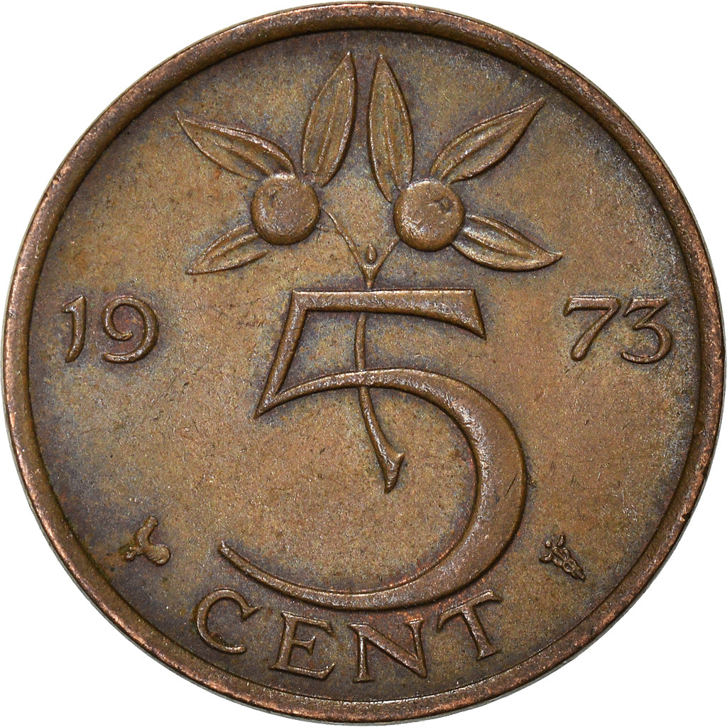 Moneta, Paesi Bassi, 5 Cents, 1973