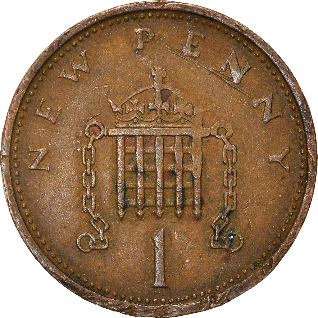 Coin, Great Britain, New Penny, 1976