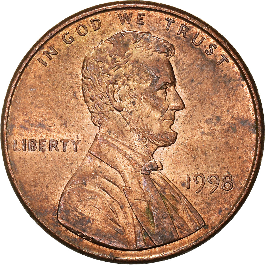 Münze, Vereinigte Staaten, Cent, 1998