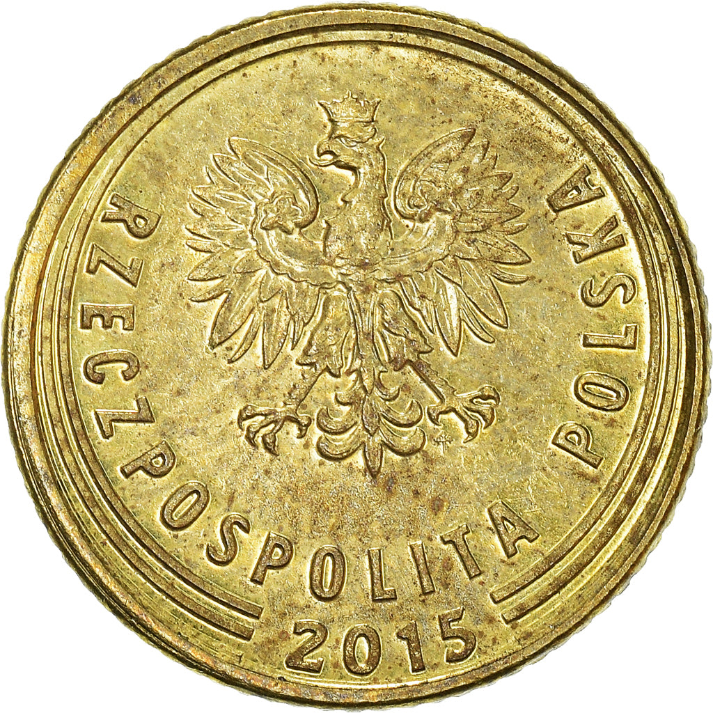 Münze, Polen, Grosz, 2015