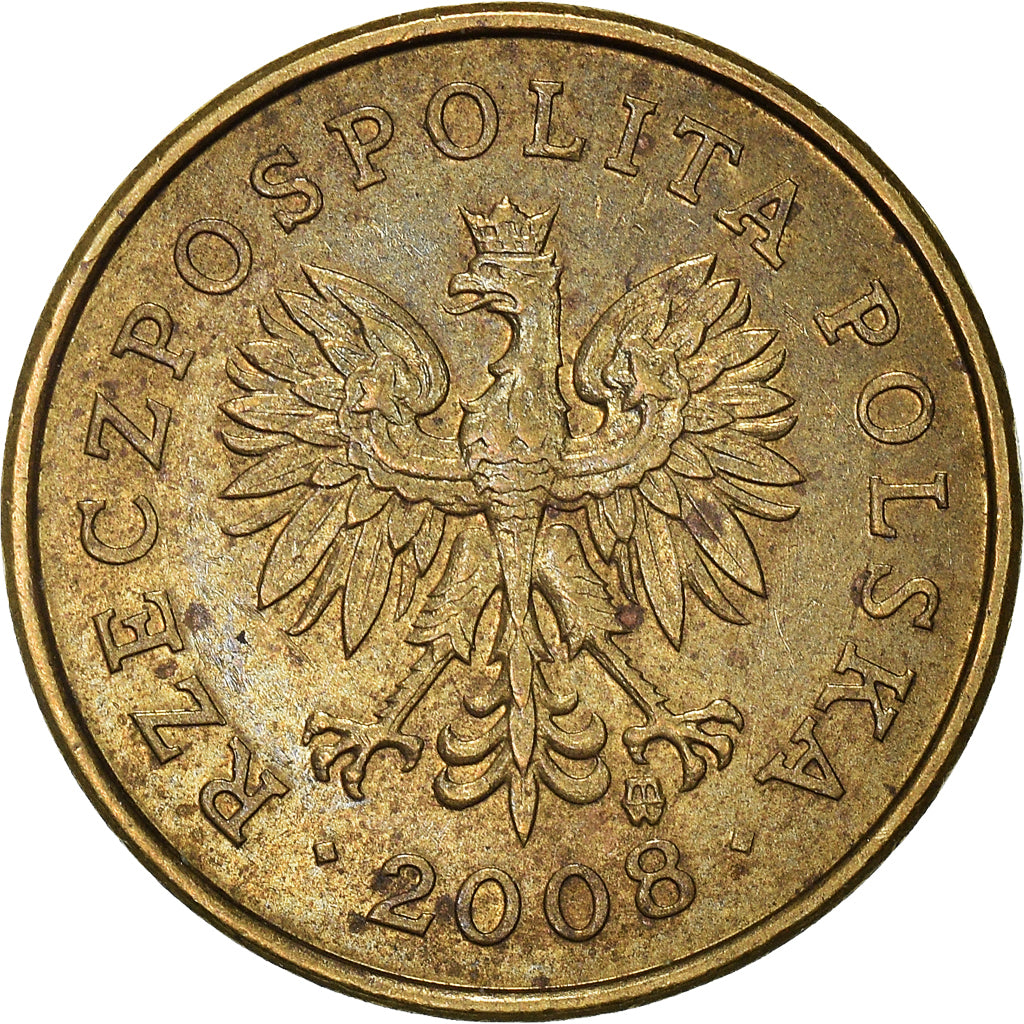 Moneta, Polonia, 2 Grosze, 2008