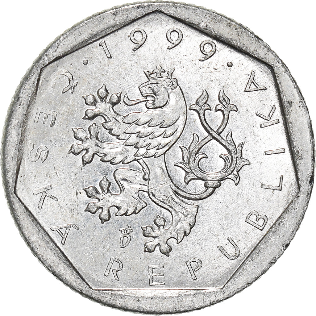 Coin, Czech Republic, 20 Haleru, 1999