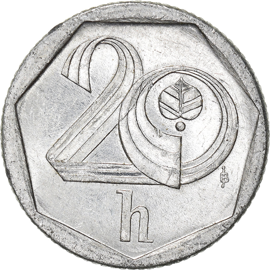 Coin, Czech Republic, 20 Haleru, 1999