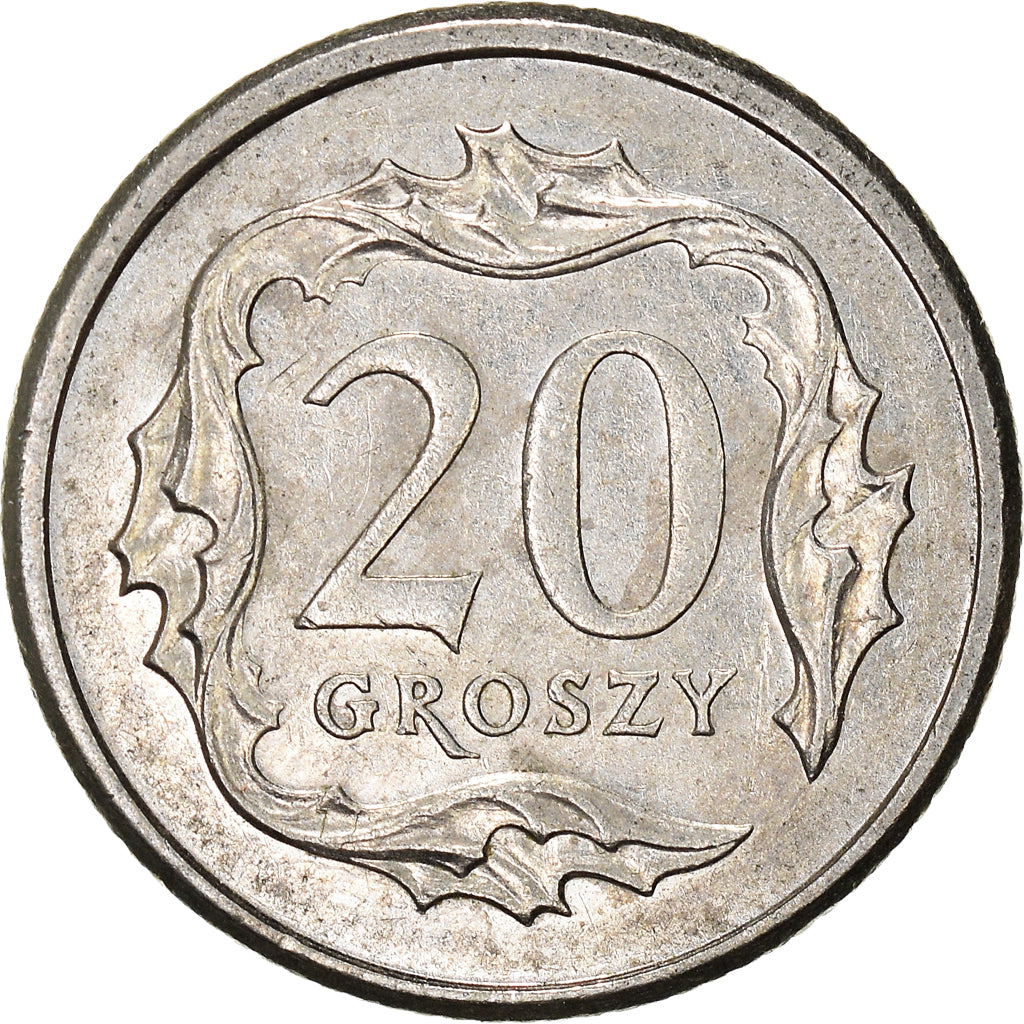 Moeda, Polónia, 20 Groszy, 2006