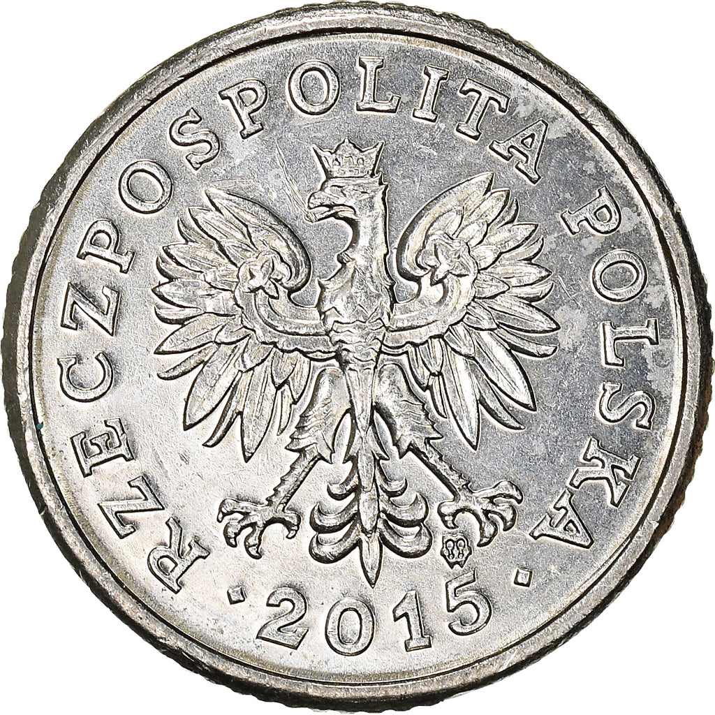 Münze, Polen, 10 Groszy, 2015