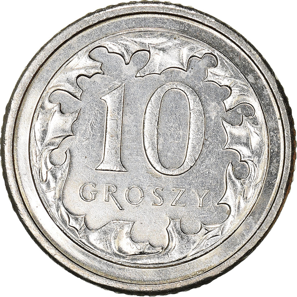 Münze, Polen, 10 Groszy, 2015