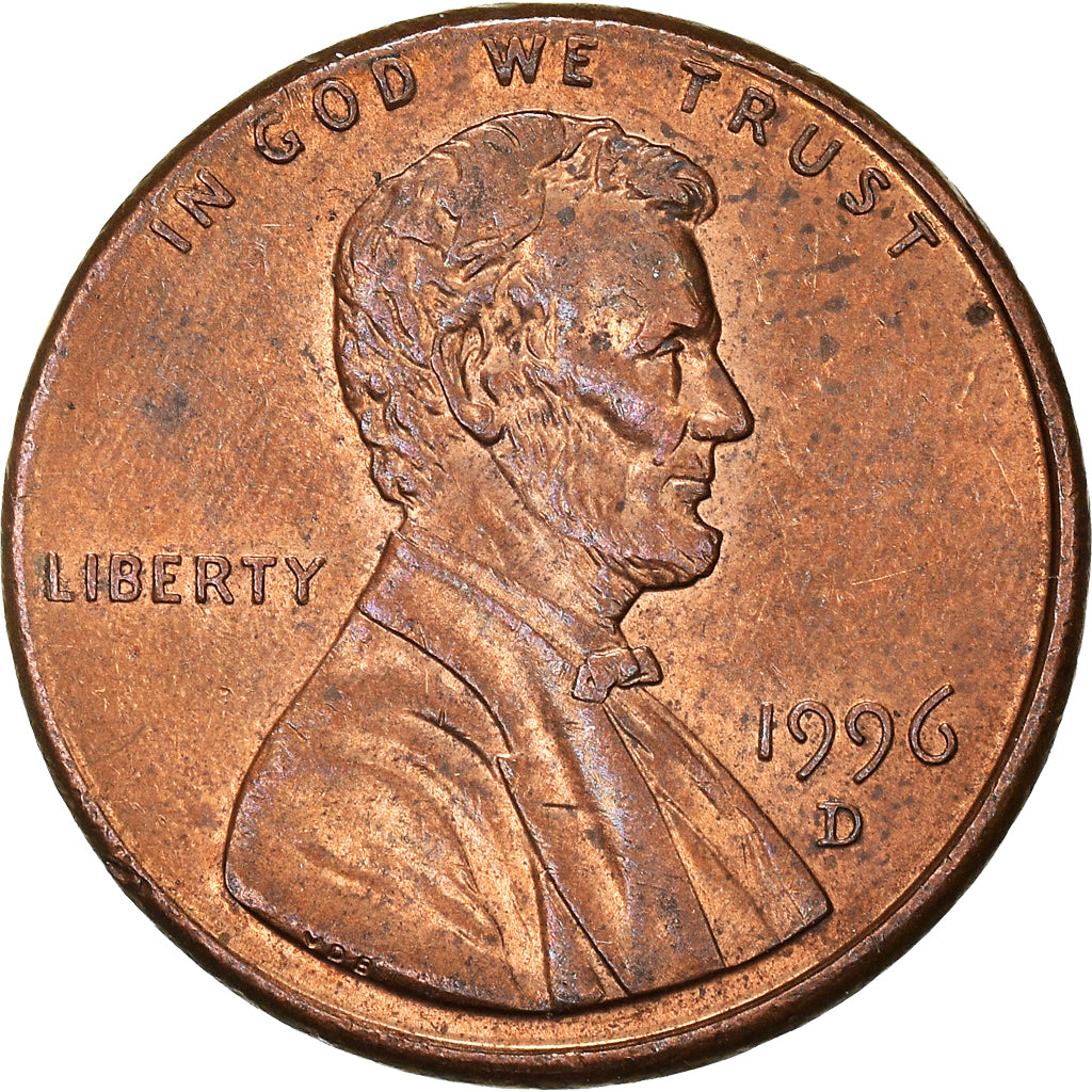 Münze, Vereinigte Staaten, Cent, 1996