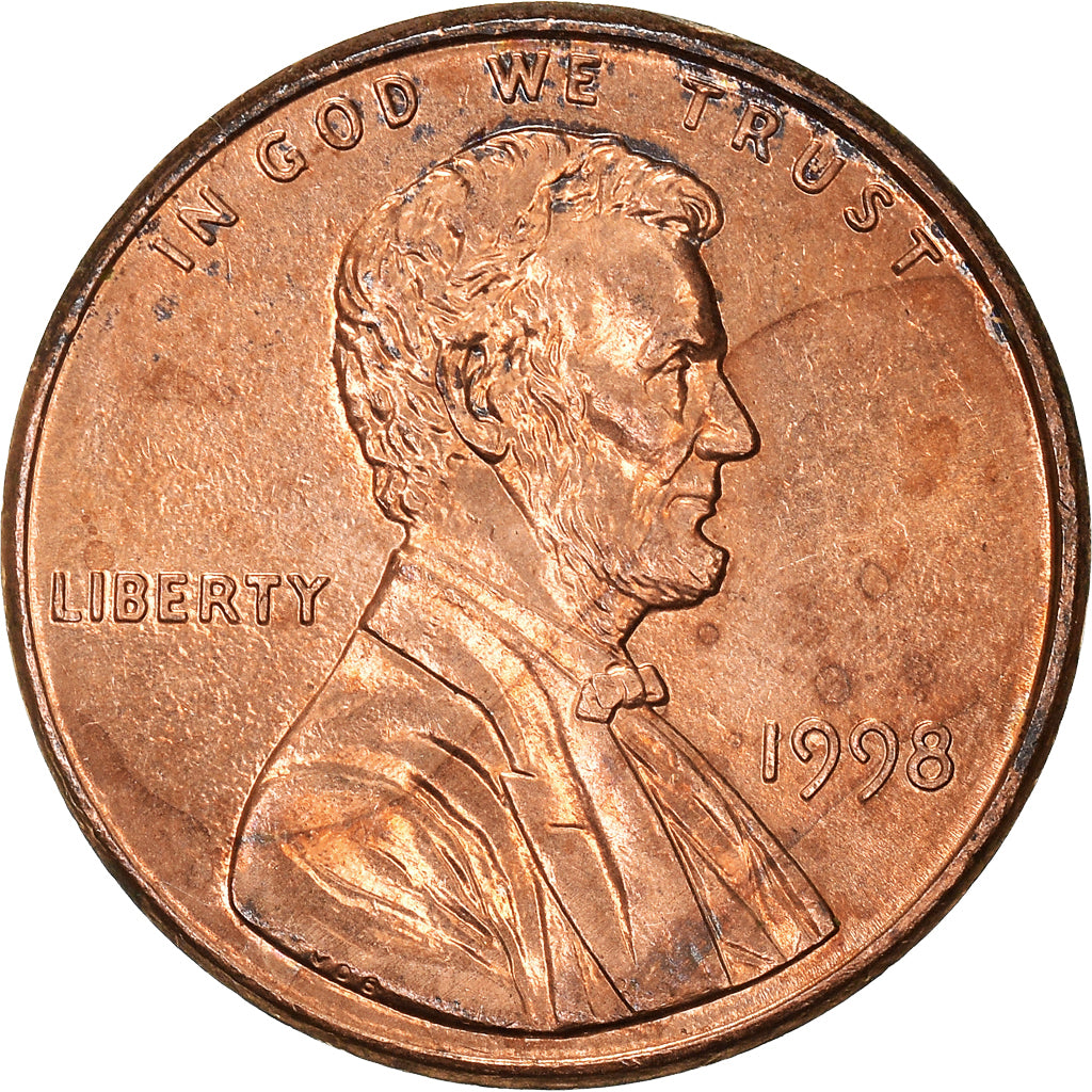 Münze, Vereinigte Staaten, Cent, 1998