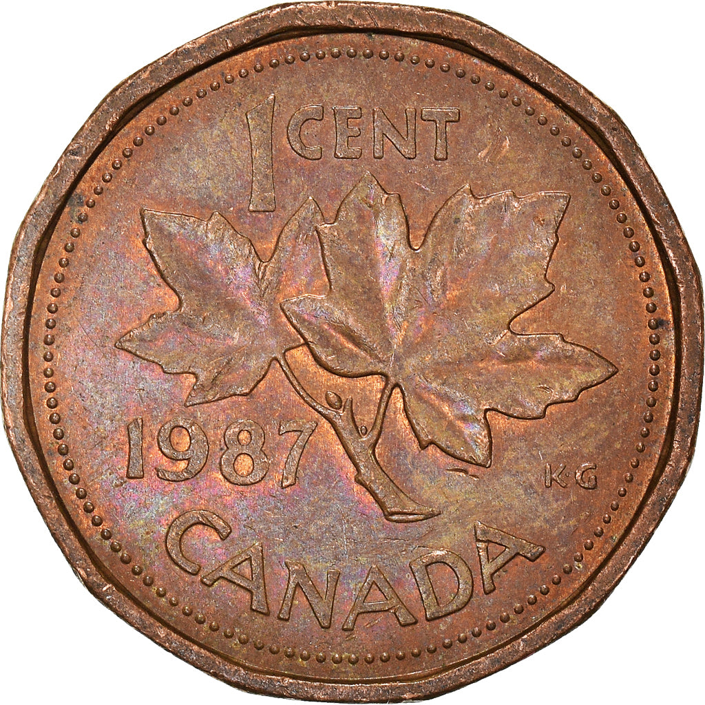 Moneta, Canada, Cent, 1987