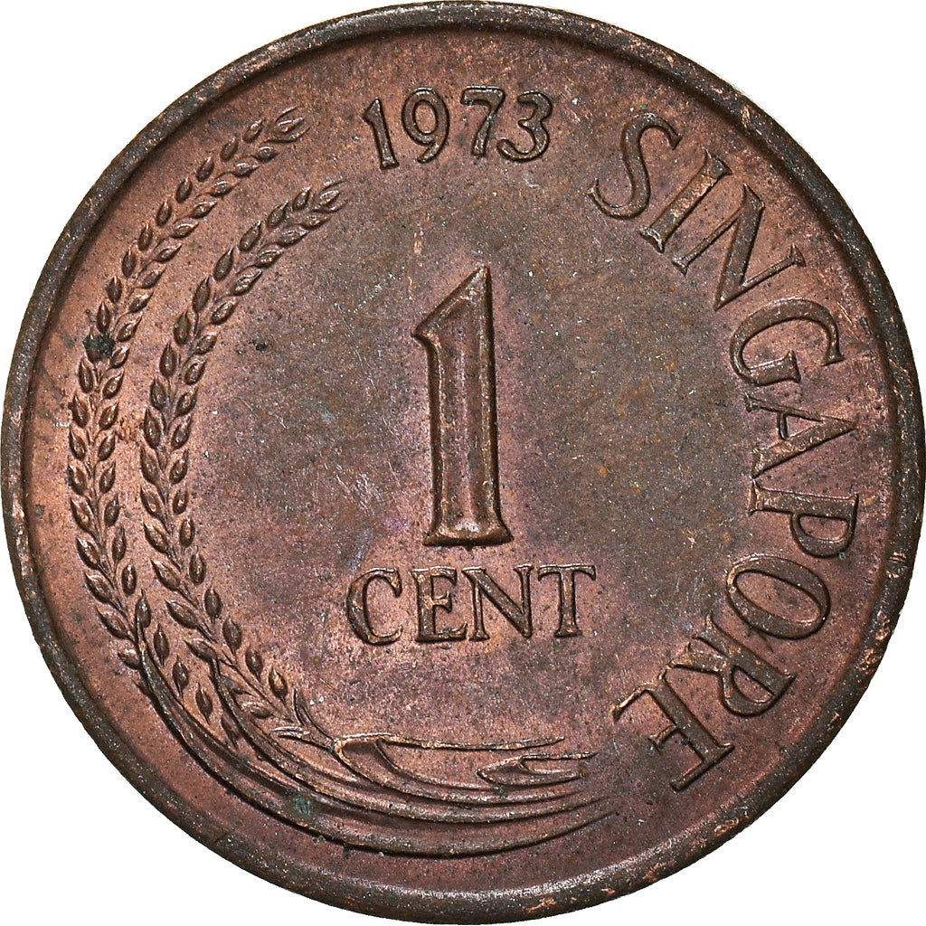 Moneda, Singapur, Cent, 1973