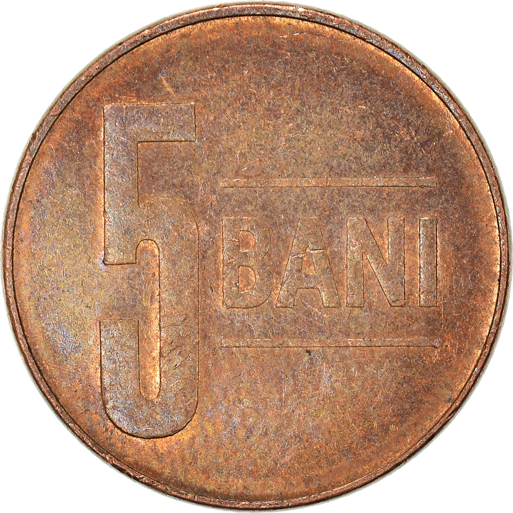 Monnaie, Roumanie, 5 Bani, 2009
