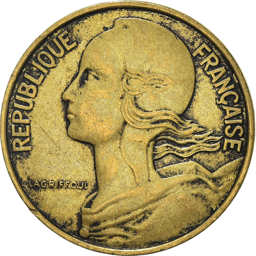 Munten, Frankrijk, 10 Centimes, 1990