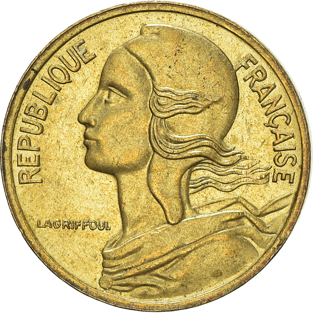 Monnaie, France, 5 Centimes, 1977