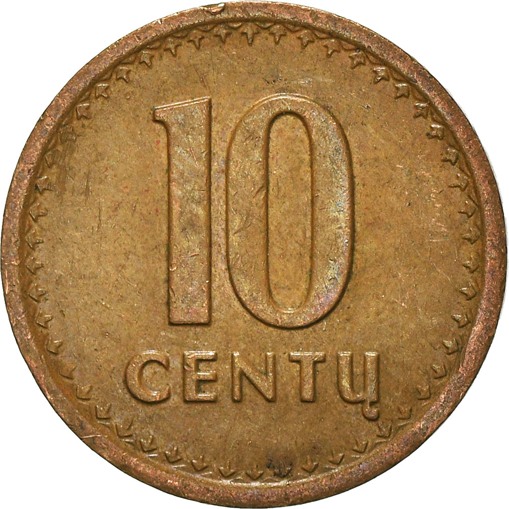 Monnaie, Lituanie, 10 Centu, 1991