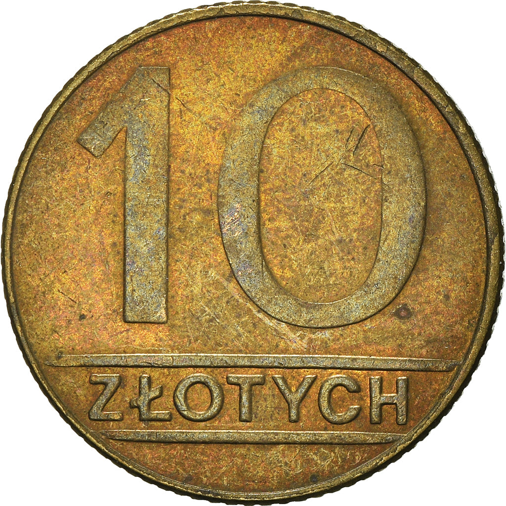 Moneta, Polska, 10 Zlotych, 1989