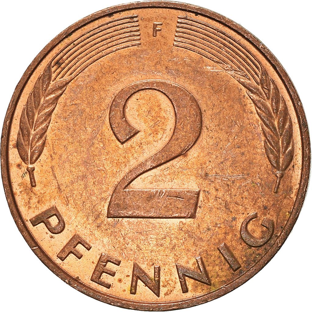 Coin, GERMANY - FEDERAL REPUBLIC, 2 Pfennig, 1988