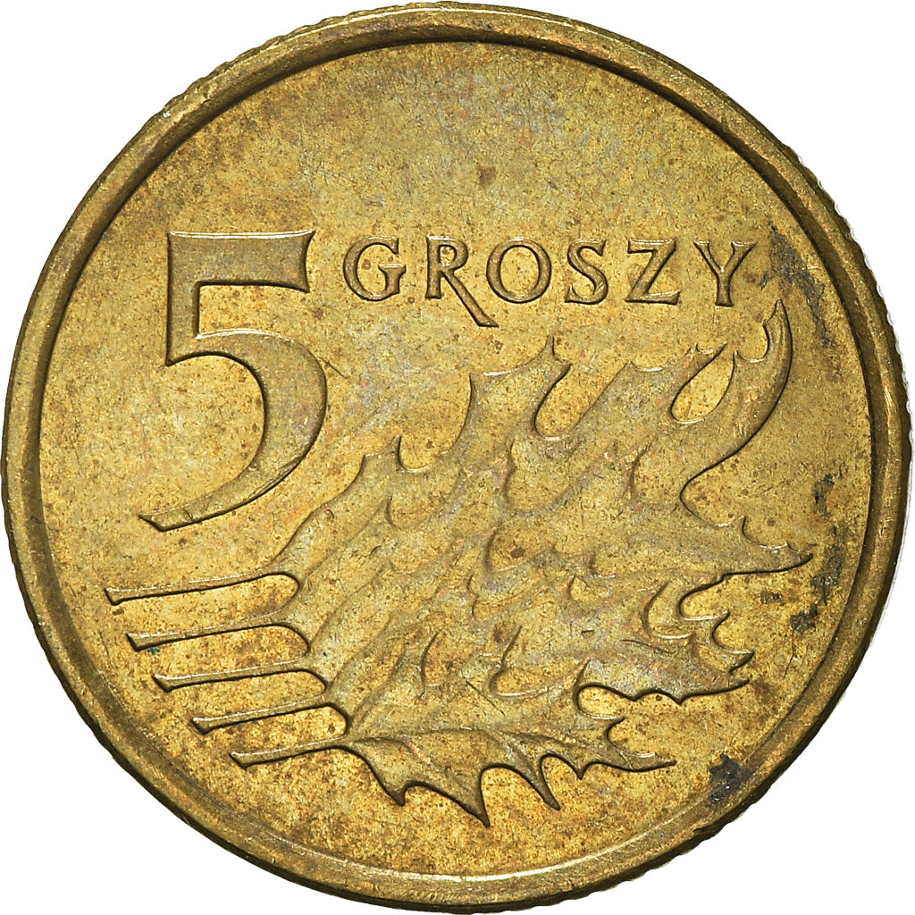 Moneta, Polonia, 5 Groszy, 2013