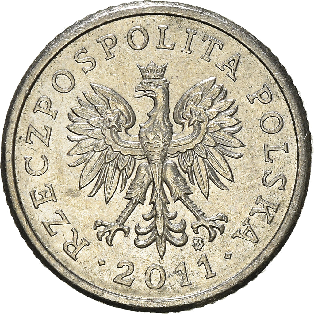 Moneta, Polonia, 10 Groszy, 2011
