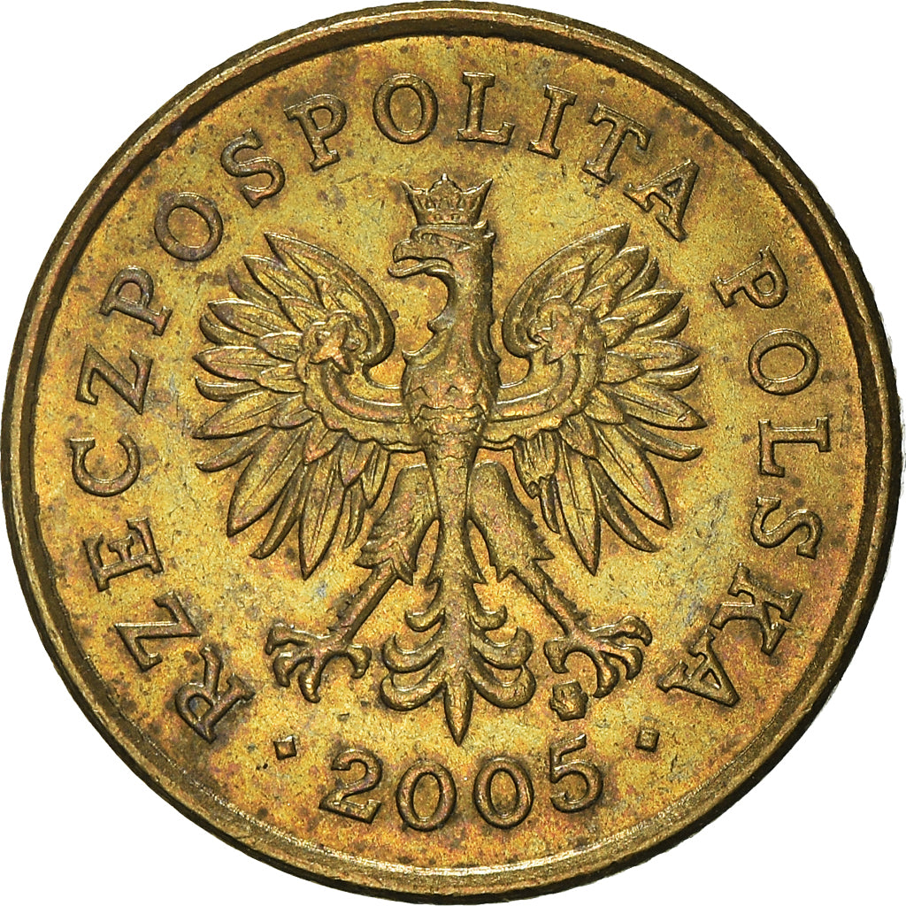 Moneta, Polonia, 5 Groszy, 2005
