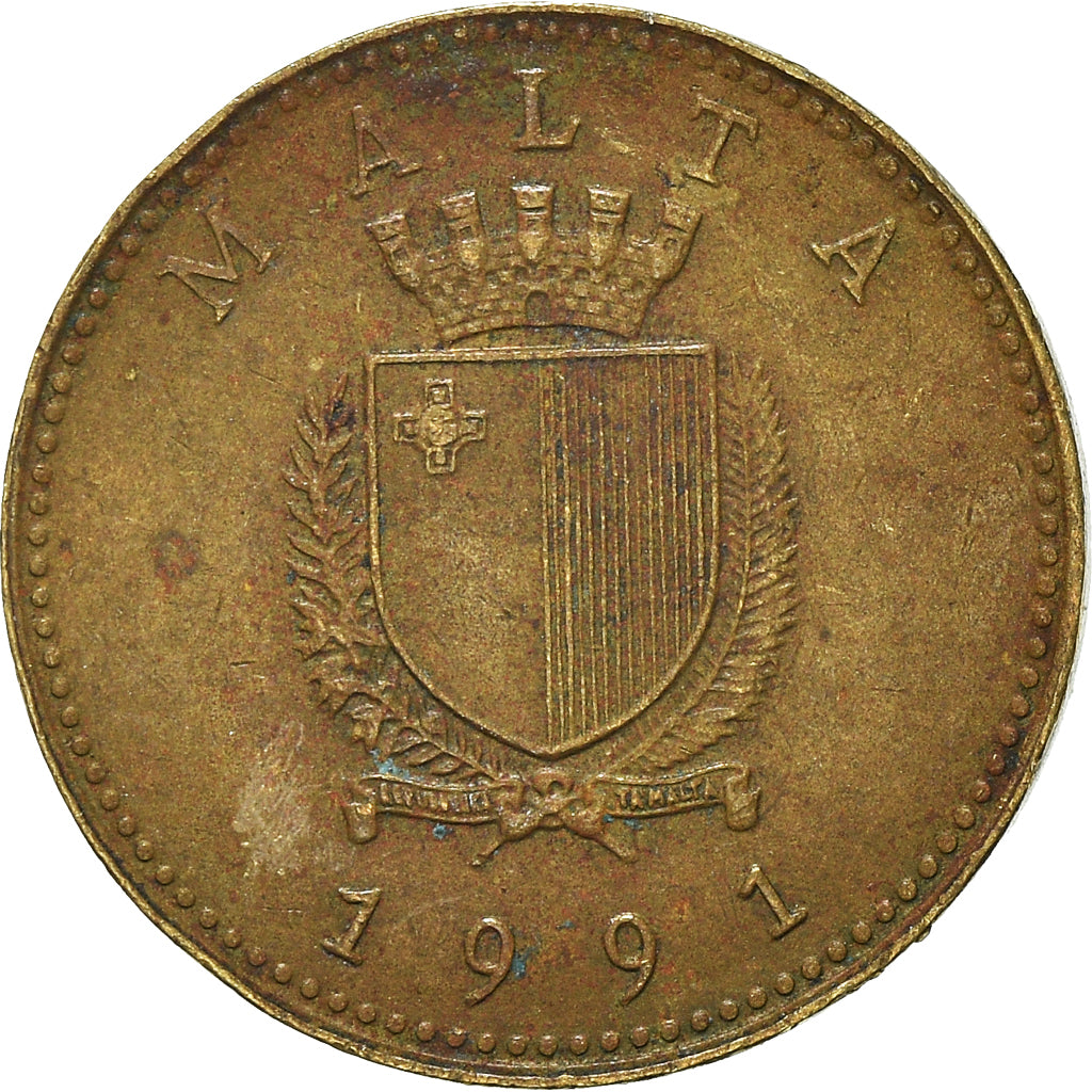 Moneda, Malta, Cent, 1991