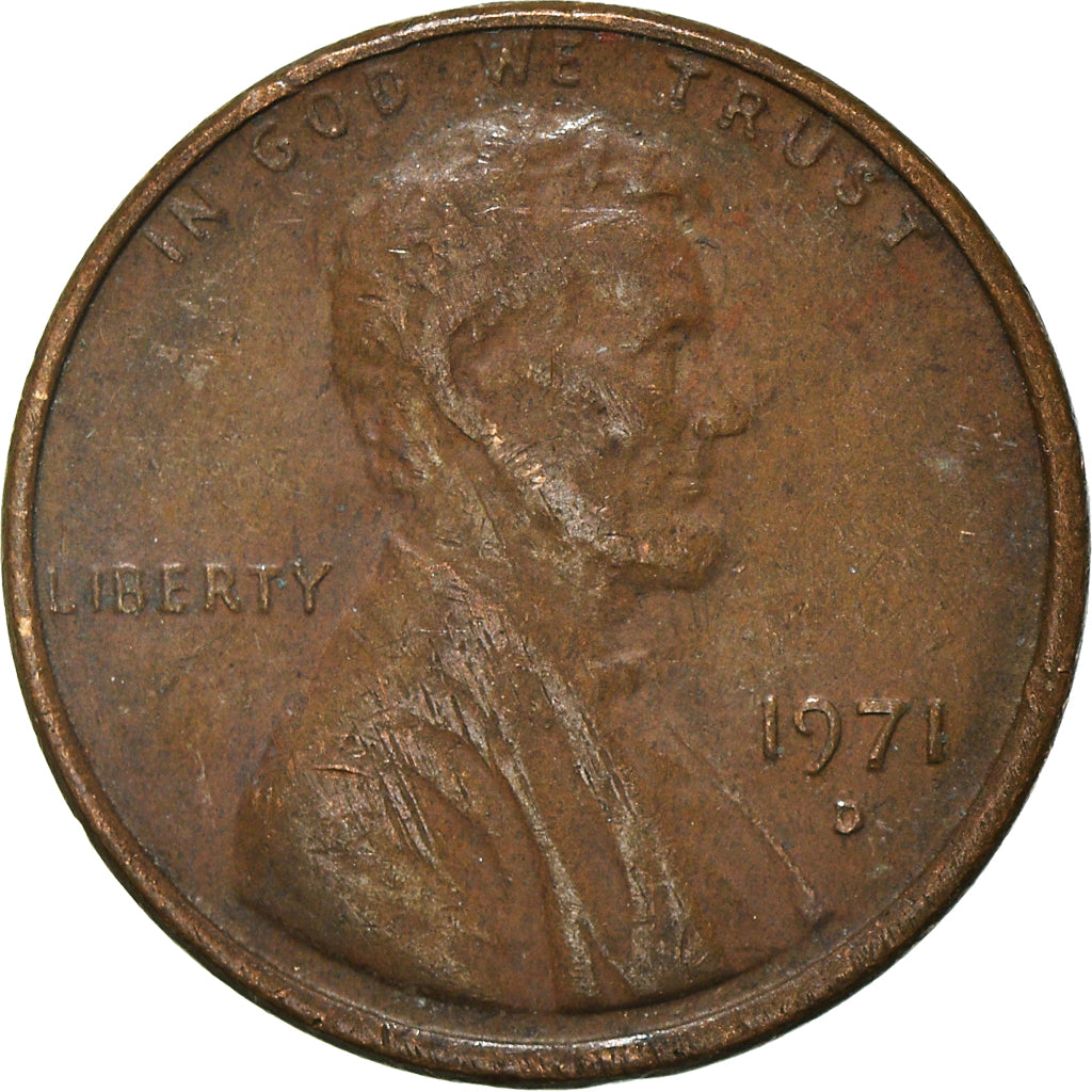 Moneta, Stati Uniti, Cent, 1971