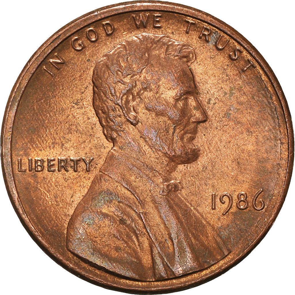Munten, Verenigde Staten, Cent, 1986