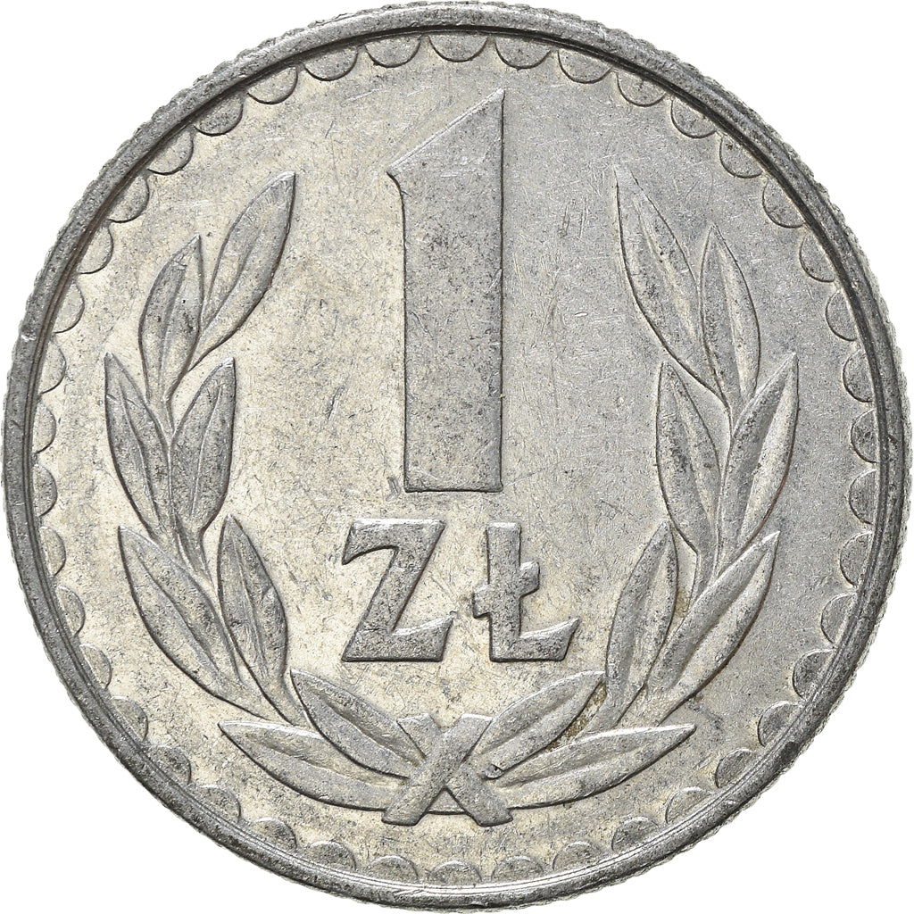 Coin, Poland, Zloty, 1985