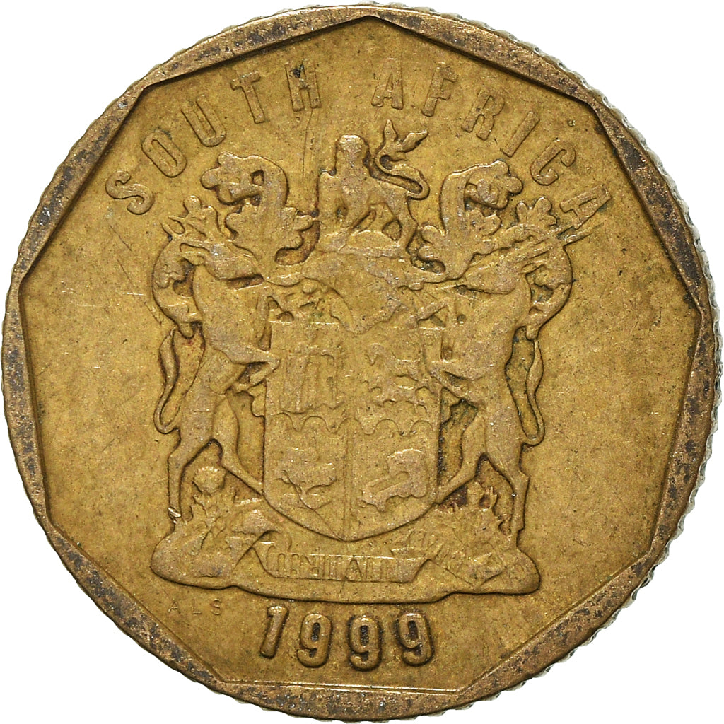 Moneta, Sudafrica, 10 Cents, 1999