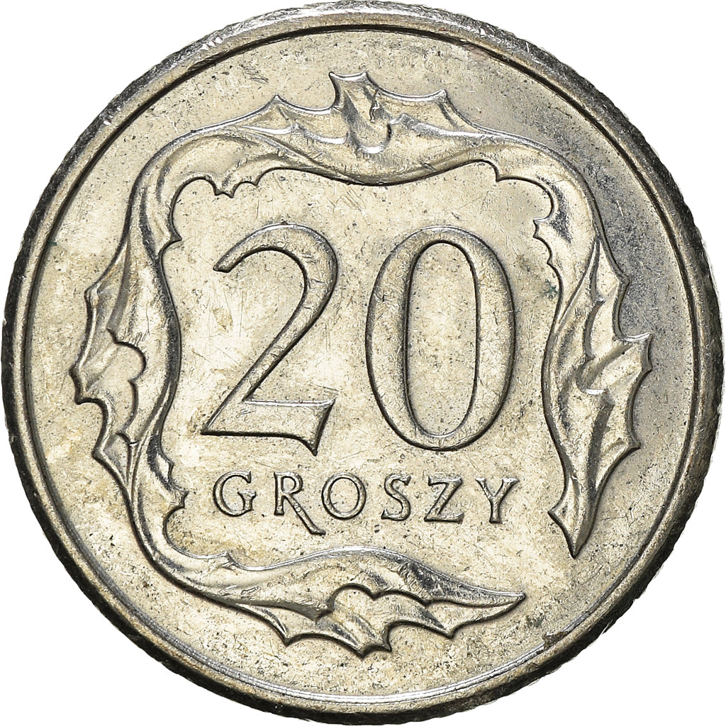 Moneta, Polonia, 20 Groszy, 2015