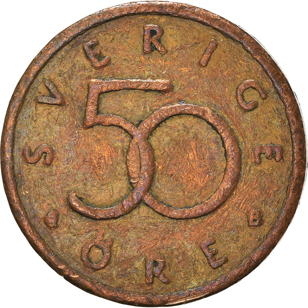 Moeda, Suécia, 50 Öre, 1999