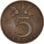 Münze, Niederlande, 5 Cents, 1948