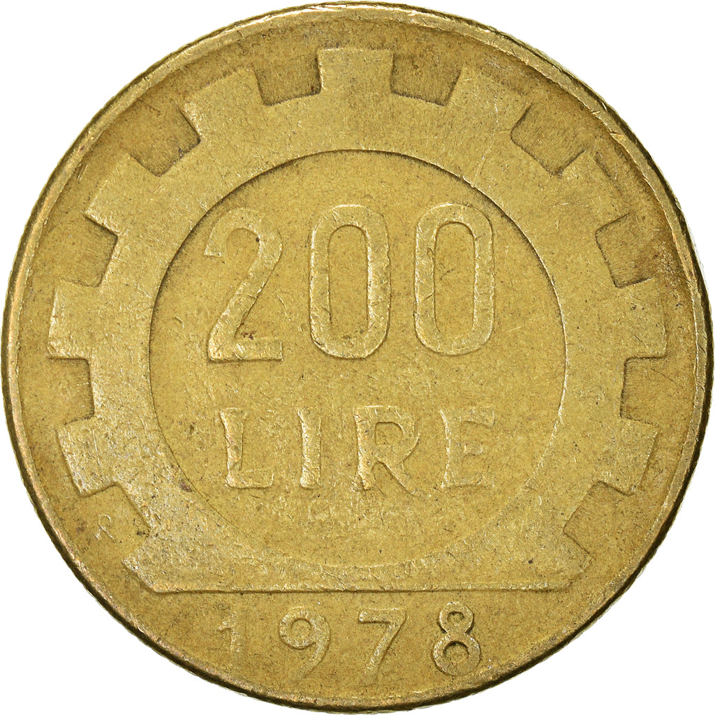 Moneta, Italia, 200 Lire, 1978