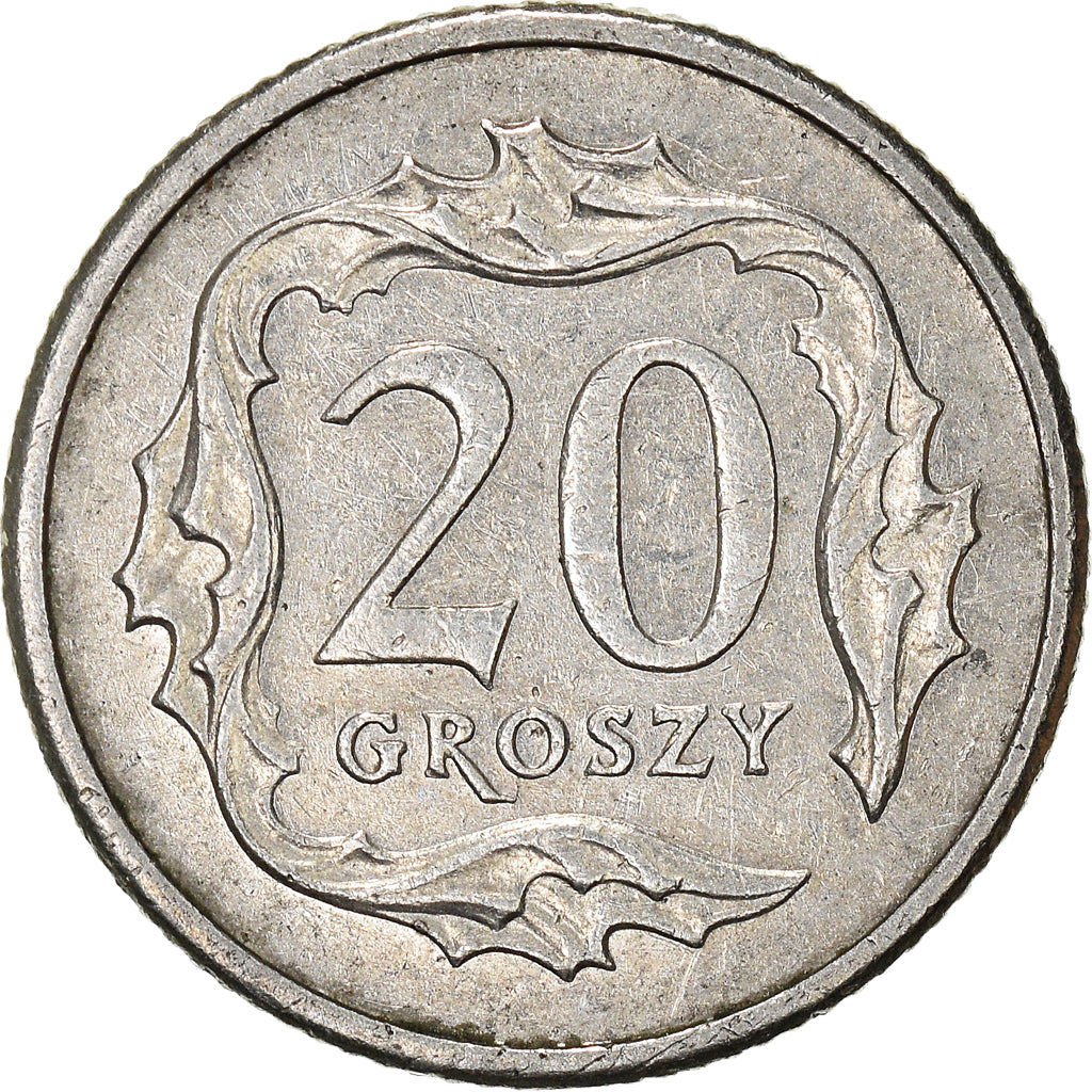 Coin, Poland, 20 Groszy, 1996
