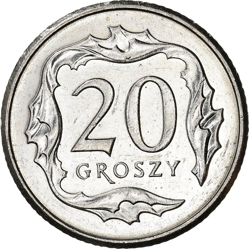 Moneta, Polonia, 20 Groszy, 2015