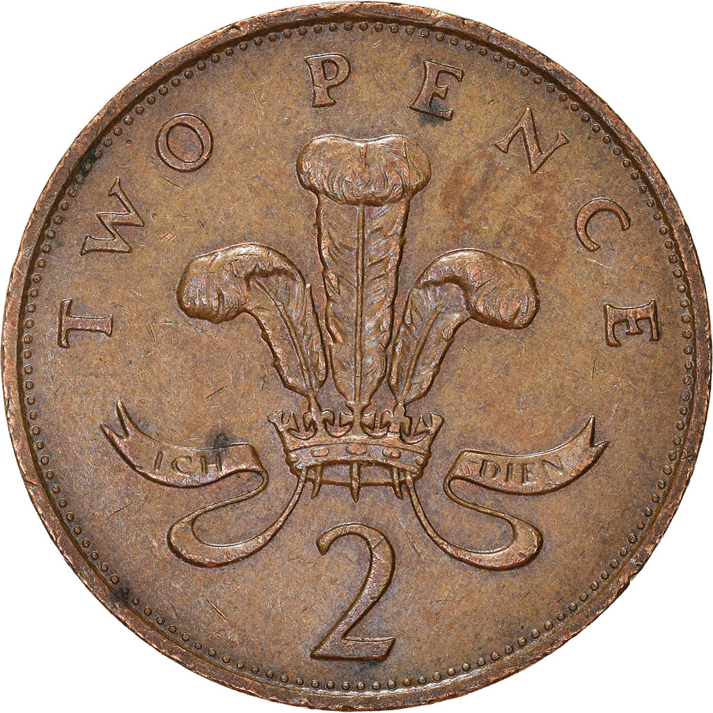 Coin, Great Britain, 2 Pence, 1989