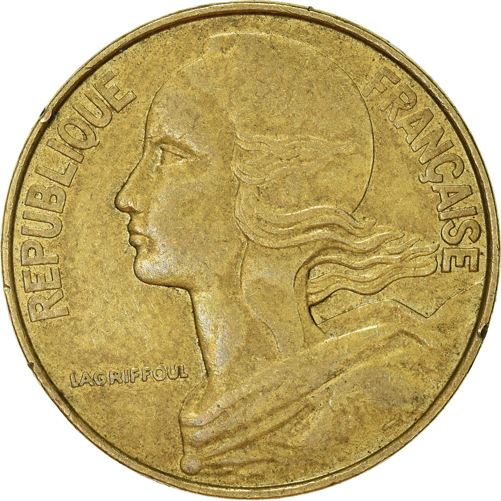 Münze, Frankreich, 20 Centimes, 1976