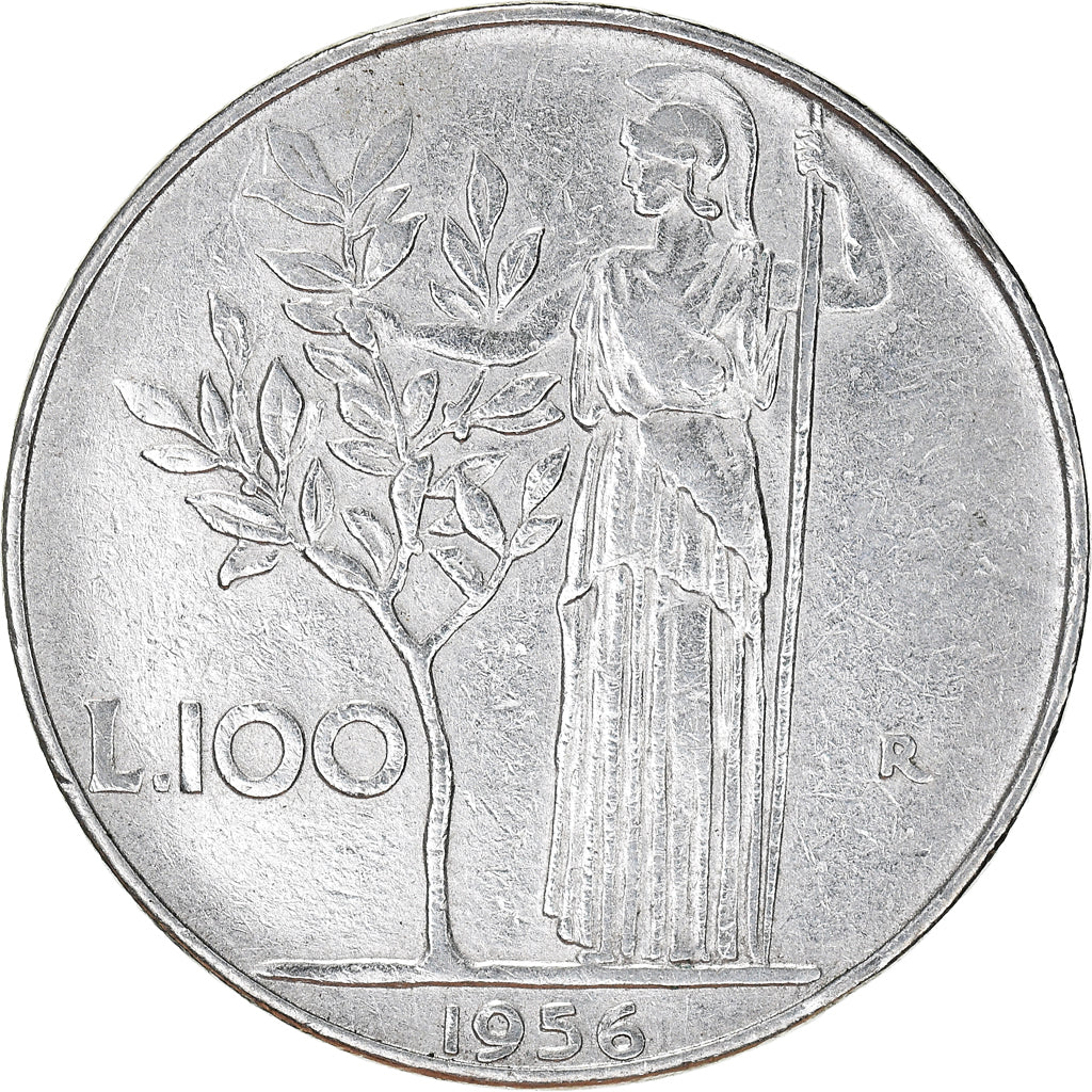 Moneta, Włochy, 100 Lire, 1956