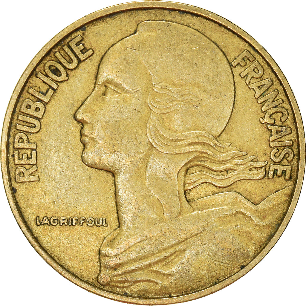 Münze, Frankreich, 20 Centimes, 1968