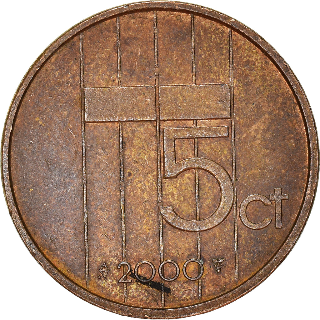 Coin, Netherlands, 5 Cents, 2000