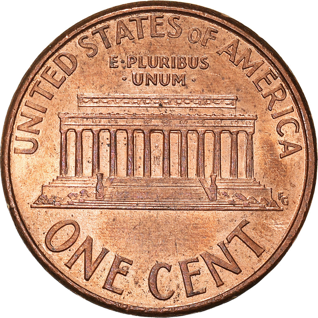 Coin, United States, Cent, 1996