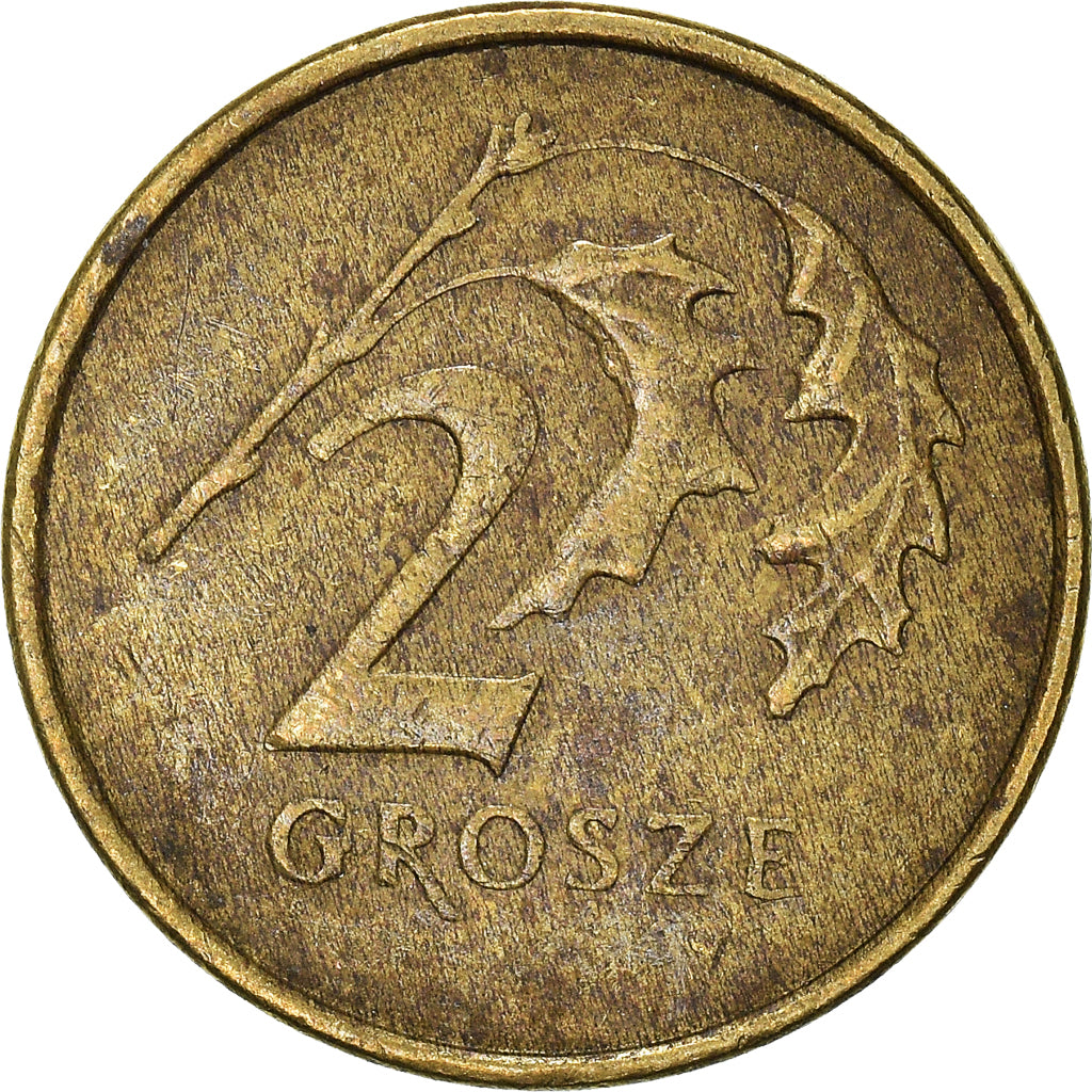 Moneta, Polonia, 2 Grosze, 2004