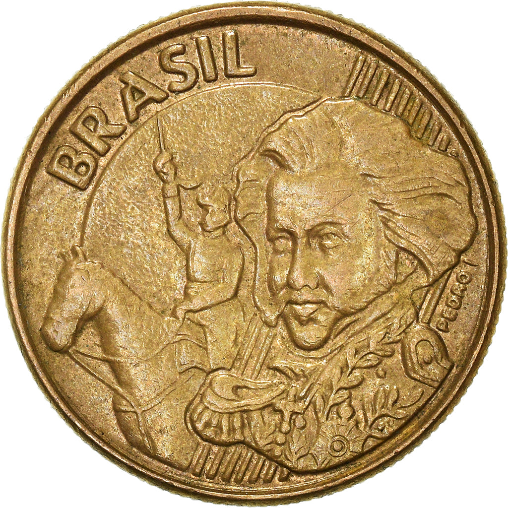 Moneda, Brasil, 10 Centavos, 2008