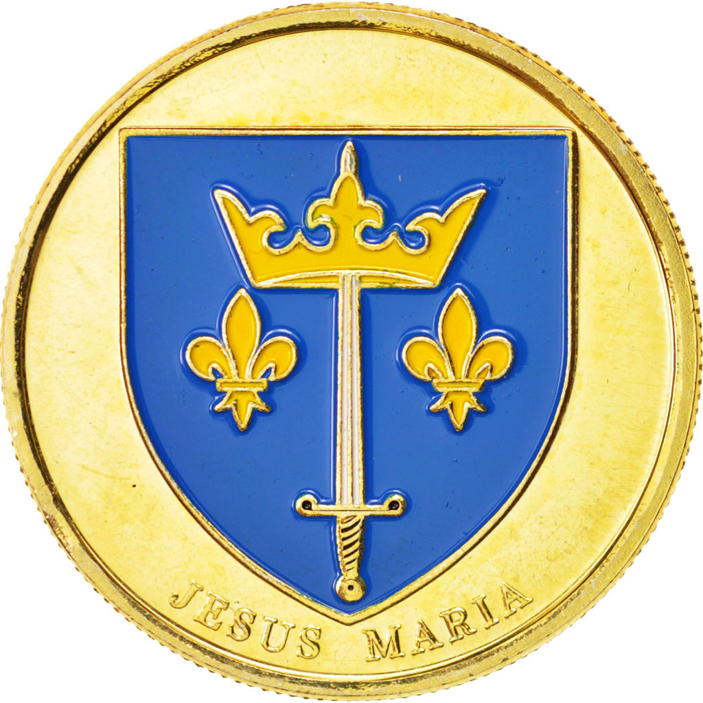 Tourist Token, Jeanne d'Arc, Rouen, Undated, MS(63), Jesus Maria