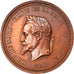 France, Médaille, Napoléon III, Visite de la Chambre de Commerce de Lille