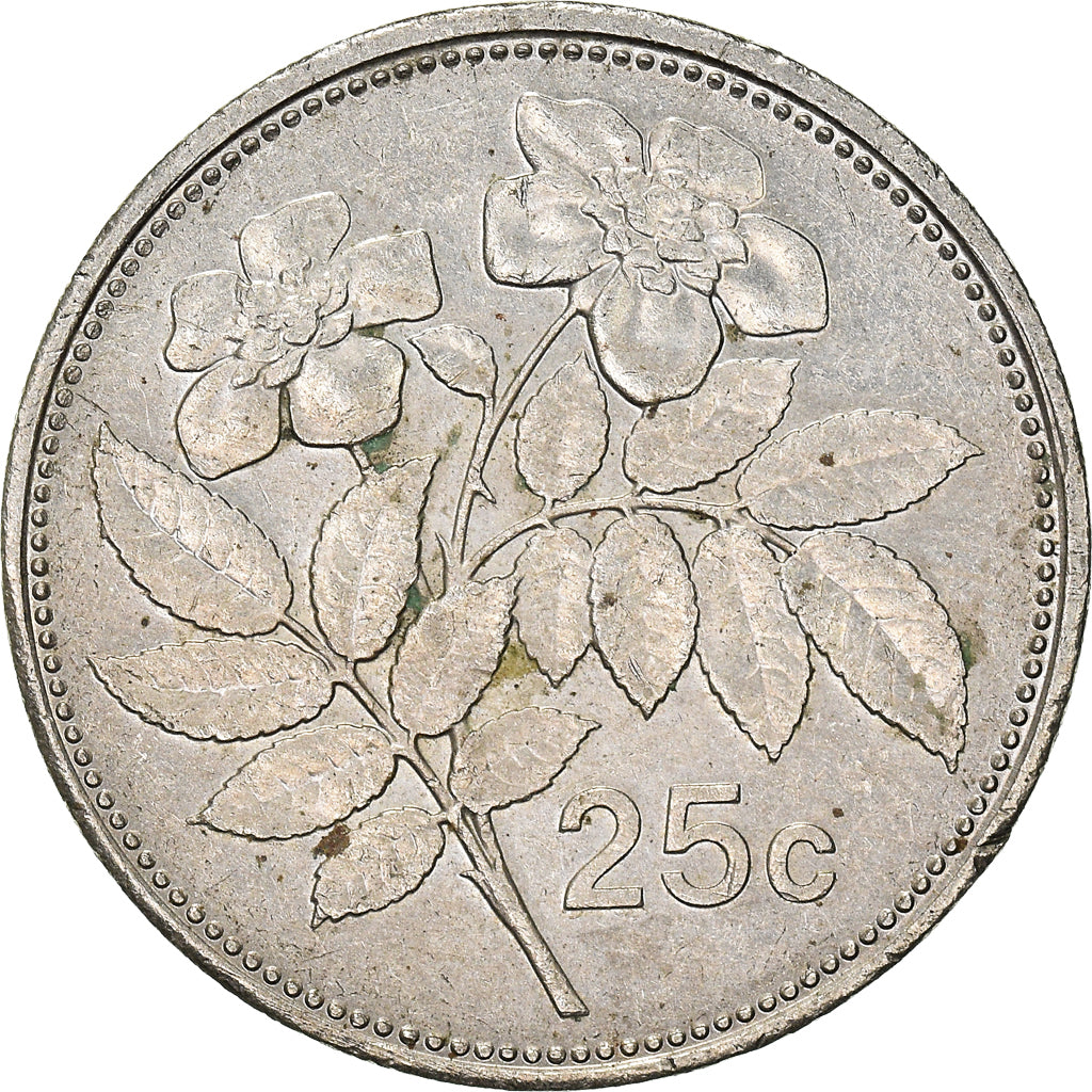 Moneta, Malta, 25 Cents, 2001