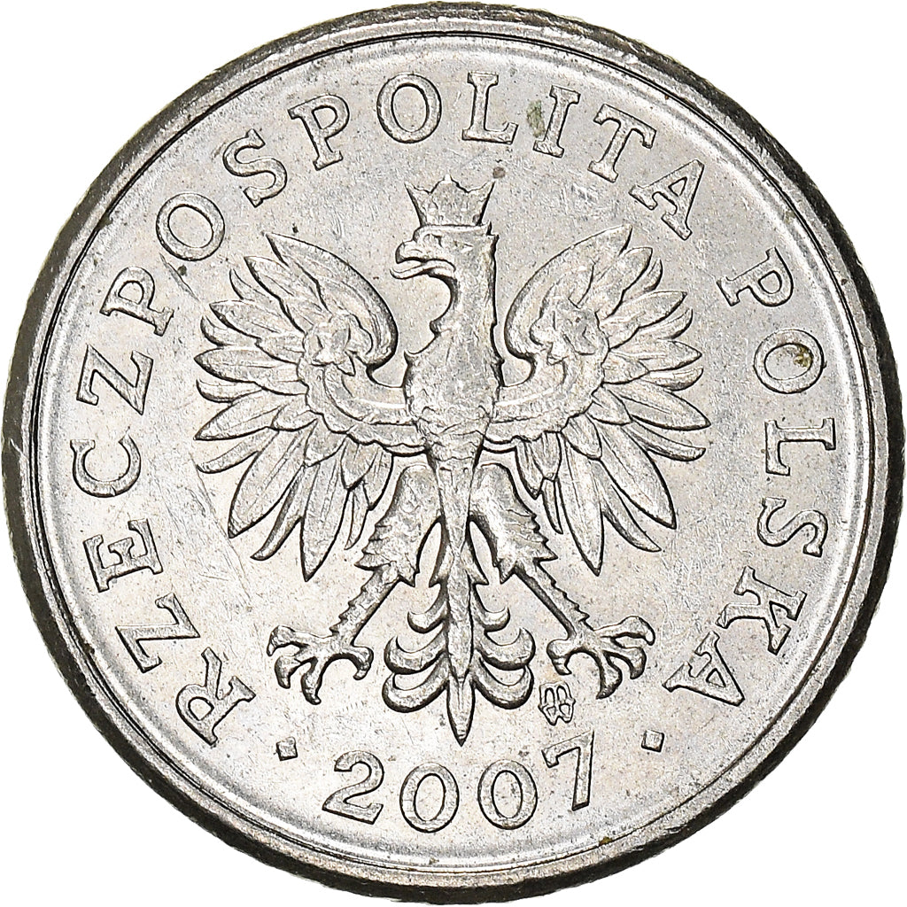 Moneta, Polonia, 10 Groszy, 2007
